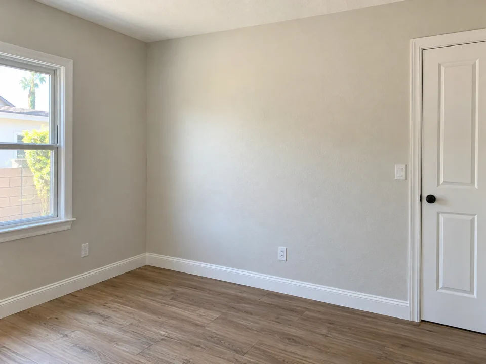 Finished drywall texture and paint work by Westpeak Construction in Orange County