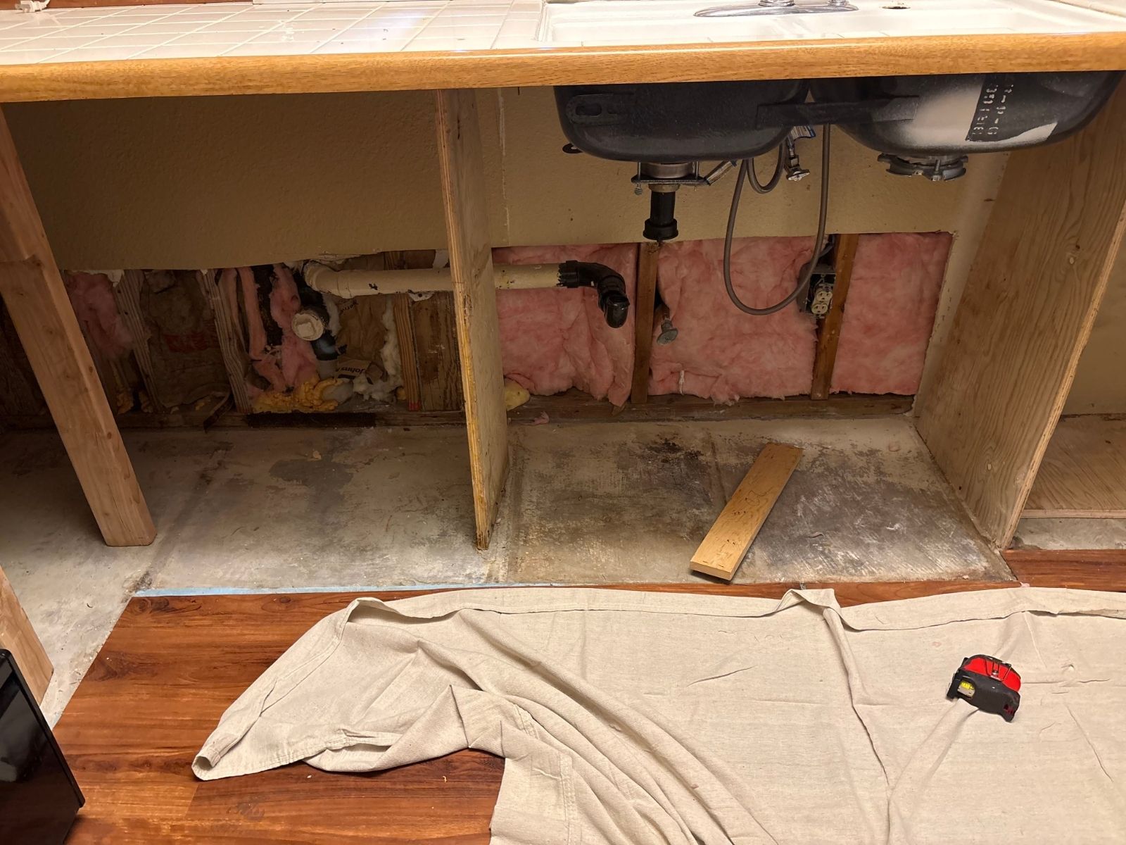 Kitchen upgrade before renovation by Westpeak Construction in Orange County